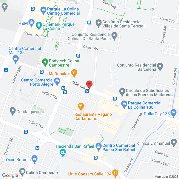 Mapa de Comercializadora Almer S.A.S.