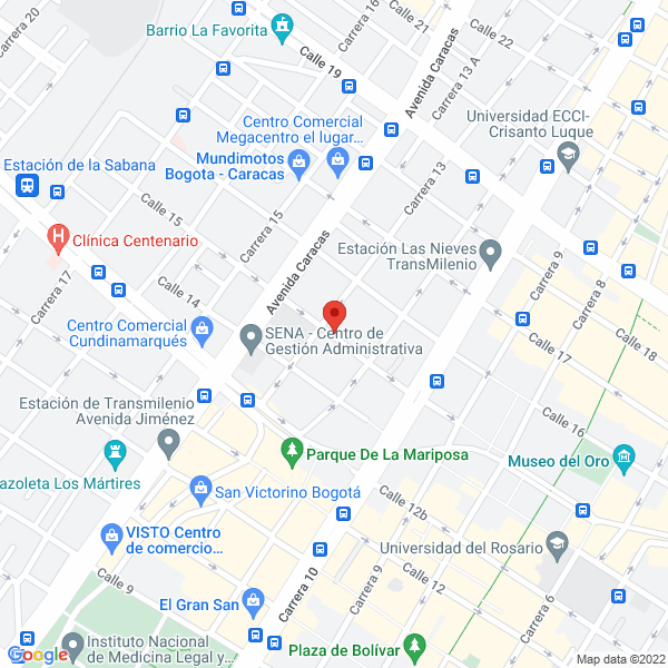 Mapa de Electrigómez S.A.S.