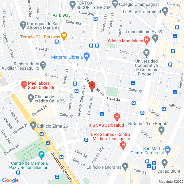 Mapa de Fundación Camino