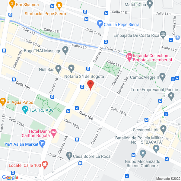 Mapa de Umbrella Producciones S.A.S.