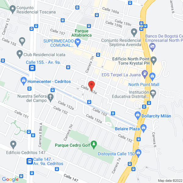 Mapa de Transportes Jas E Hijos S.A.S.