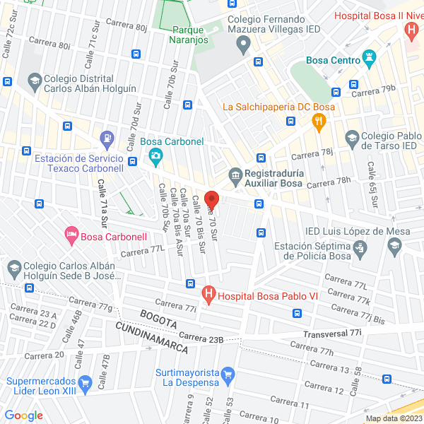 Mapa de Distribuidora De Papeleria Y Suministros Ramdi S.A.S.