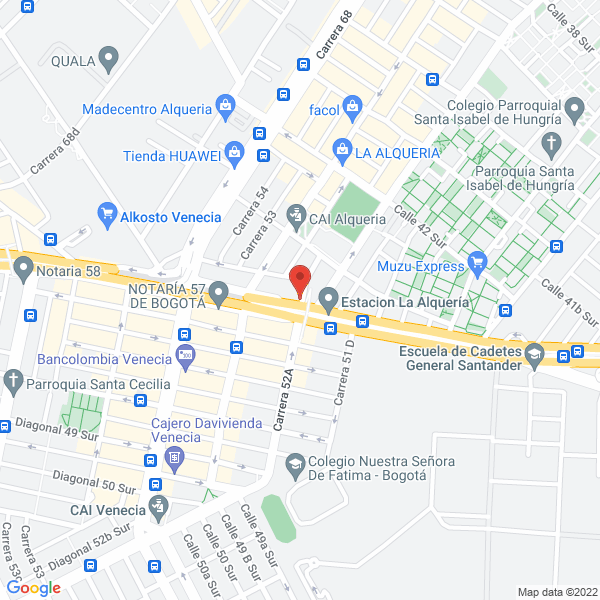 Mapa de Grupo Tour Colombia S.A.S.