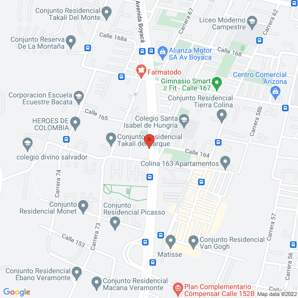 Mapa de Conama S.A.S.