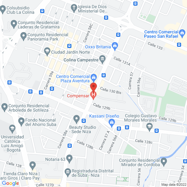 Mapa de Punto Focal S.A.S.