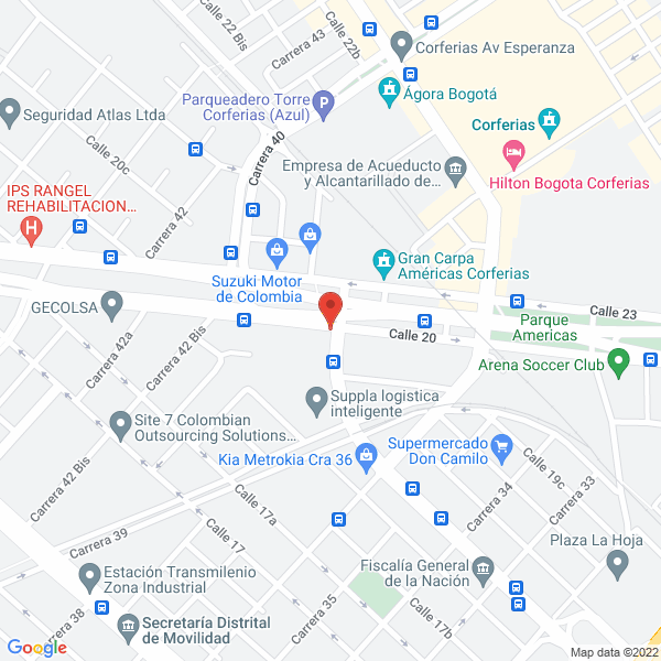 Mapa de Autoservicio Mecanico S.A.S.