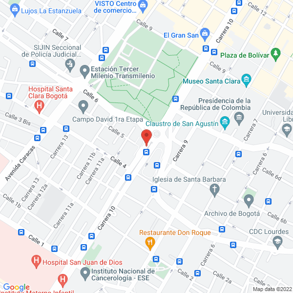 Mapa de World Sport Group S.A.S.