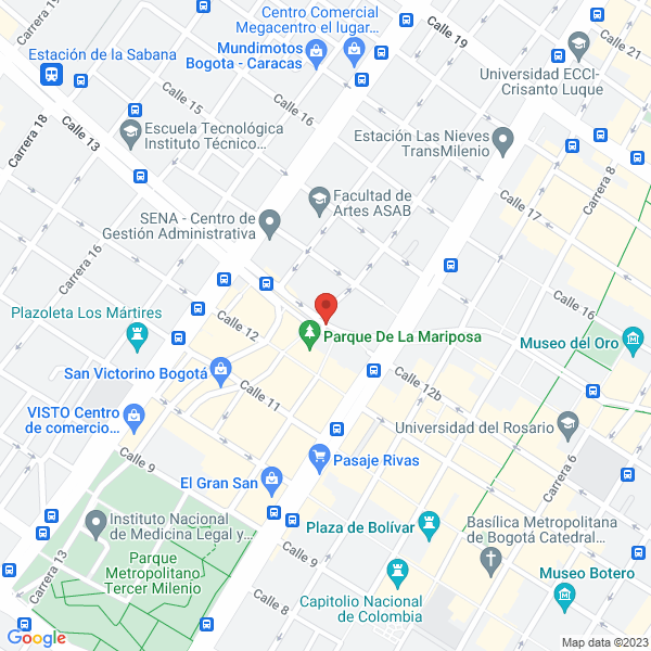 Mapa de H & H Inverciones S.A.S.