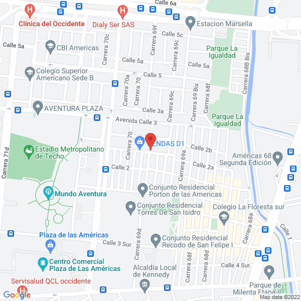 Mapa de Grupo Empresarial Fuerza Líder S.A.S.