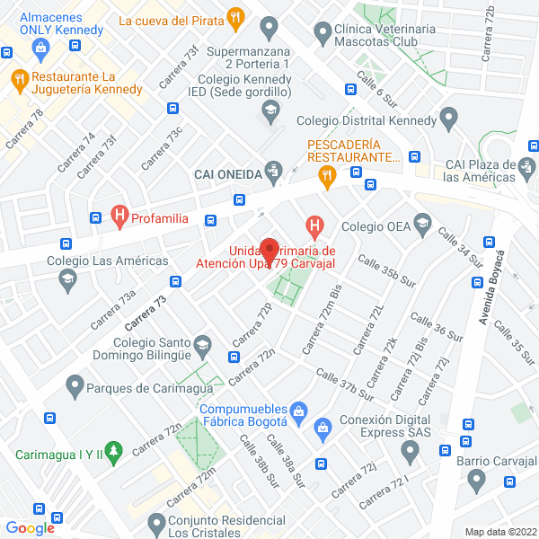 Mapa de Compañia J.G. S.A.S.