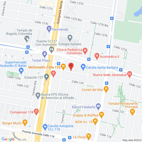 Mapa de Nutridar S.A.S.