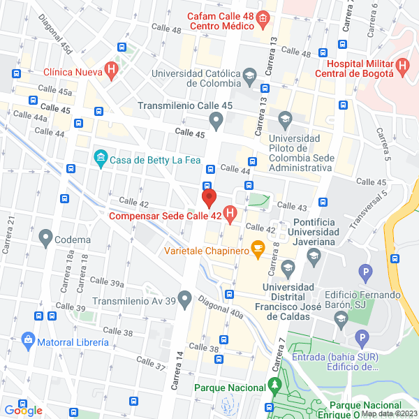 Mapa de Inversiones Emprender Ltda.