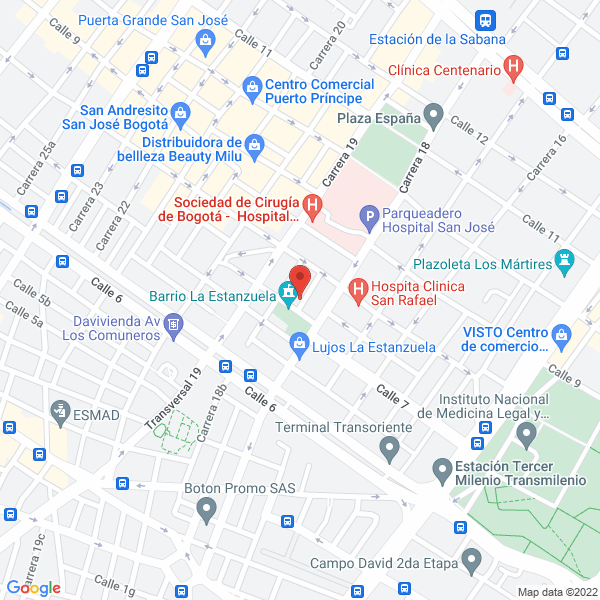 Mapa de Mundipartes Diesel Yp S.A.S.
