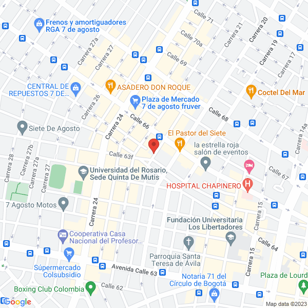 Mapa de Servicios Integrales De Mantenimiento Y Autopartes S.A.S.