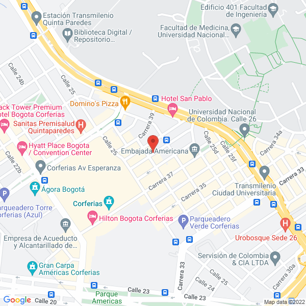 Mapa de Cereales El Osito S.A.S.