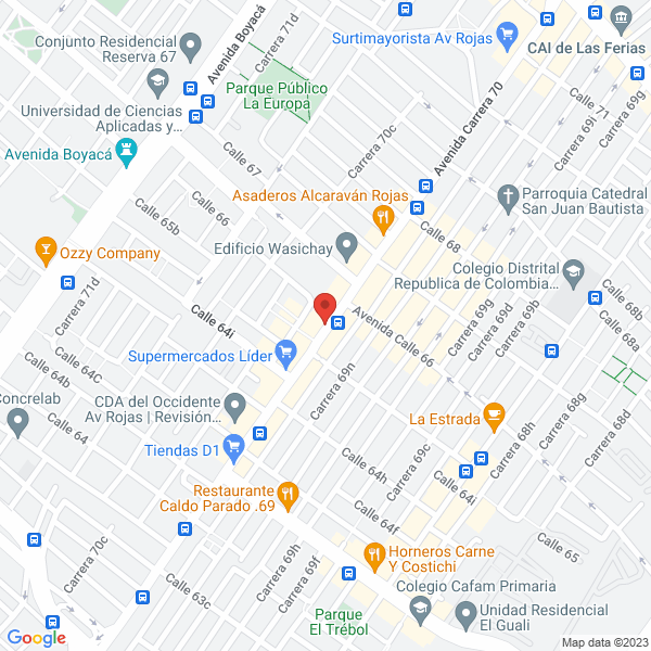 Mapa de Informared Informatica Ltda.