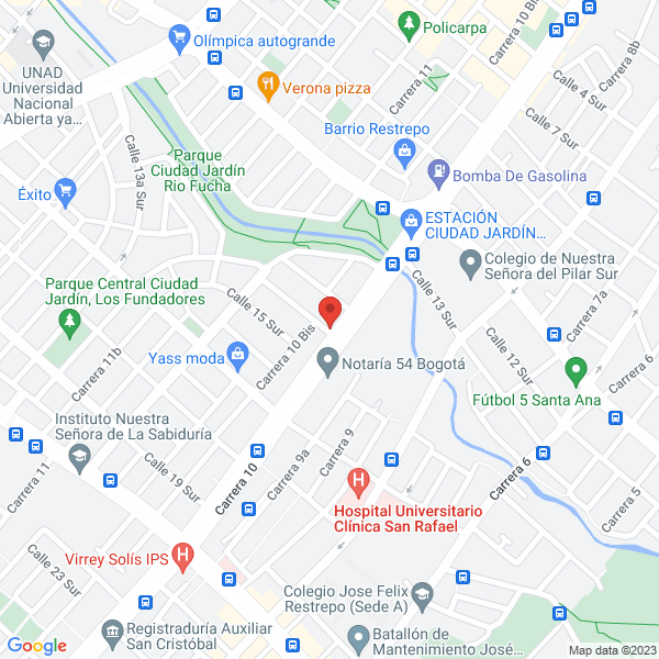 Mapa de Ecc Soluciones Integrales De Comunicación Formacion E Información S.A.S.