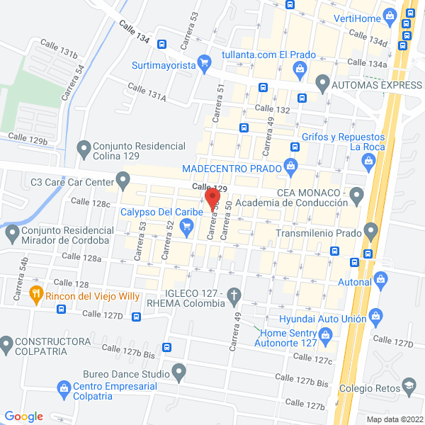 Mapa de Amortiguadores Suspensiones Frenos S.A.S.