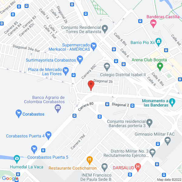 Mapa de Cimaq Maquinas Industriales S.A.S.