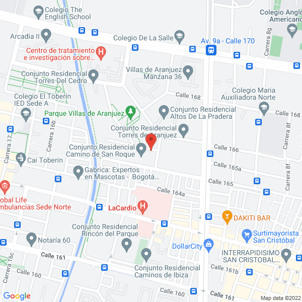 Mapa de H&H Supply Chain Management S.A.S.