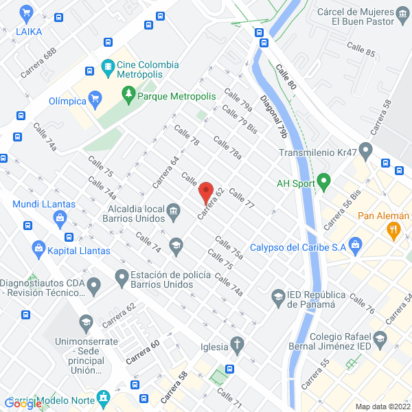 Mapa de Aginel S.A.S.