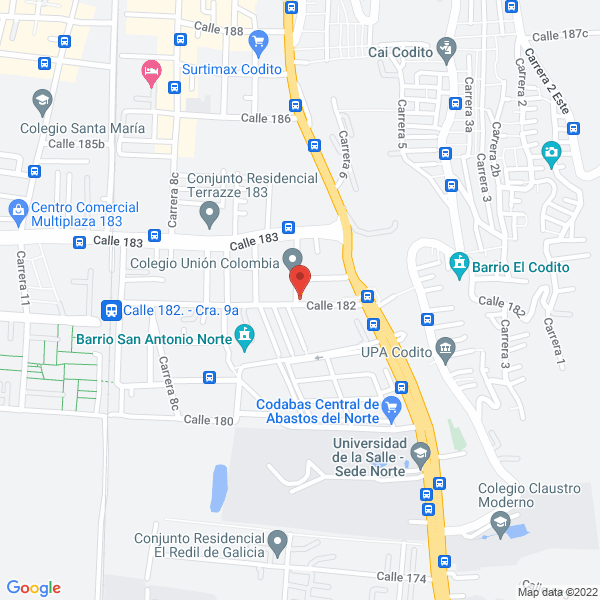 Mapa de C.D.C. Carnes De Colombia S.A.S.