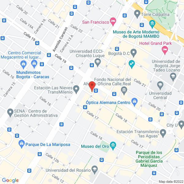 Mapa de Aropticos E.U.