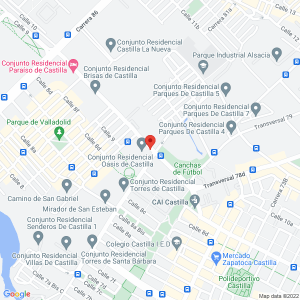 Mapa de Atica Restaurante S.A.S.