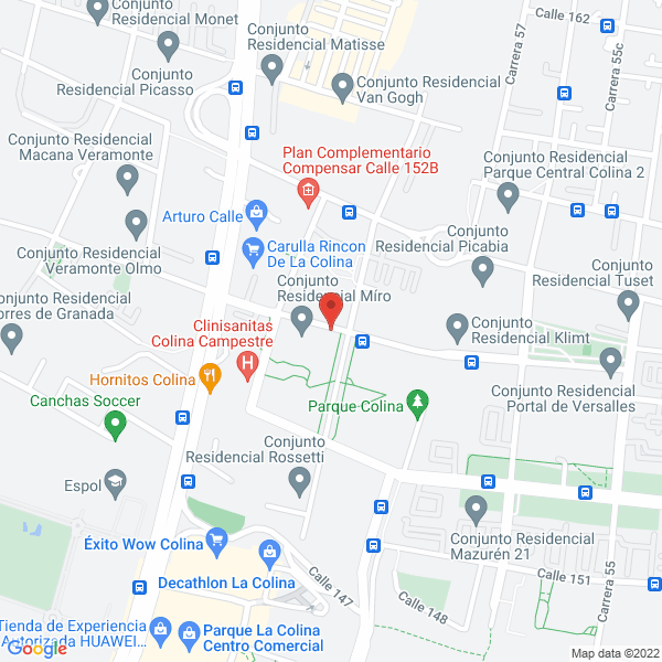 Mapa de Transportes González Díaz T G & D S.A.S.