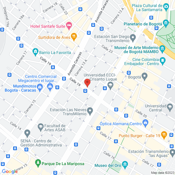 Mapa de Up2U S.A.S.