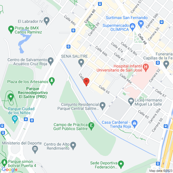 Mapa de H & S Ingenieros Y Arquitectos Contratistas S.A.S