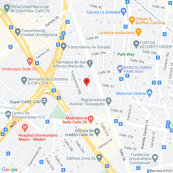 Mapa de Médical Care And Services S.A.S.