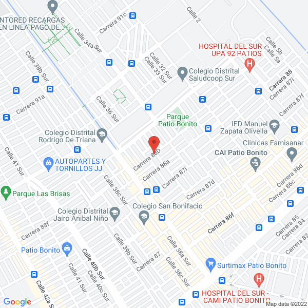 Mapa de Movilvital Transporte Especial S.A.S.