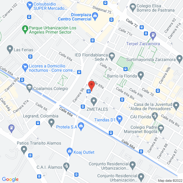 Mapa de Pizza Monti S.A.S.