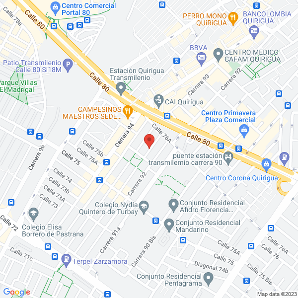 Mapa de Comercializadora Internacional Nym S.A.S.