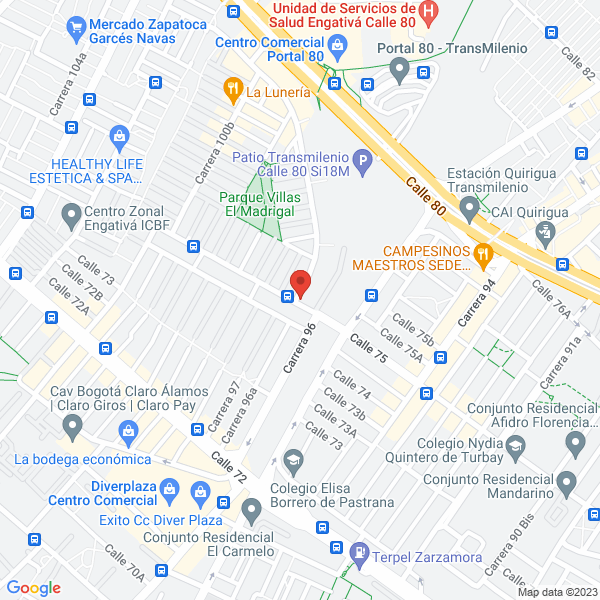 Mapa de Consultores En Transporte Especial S.A.S.