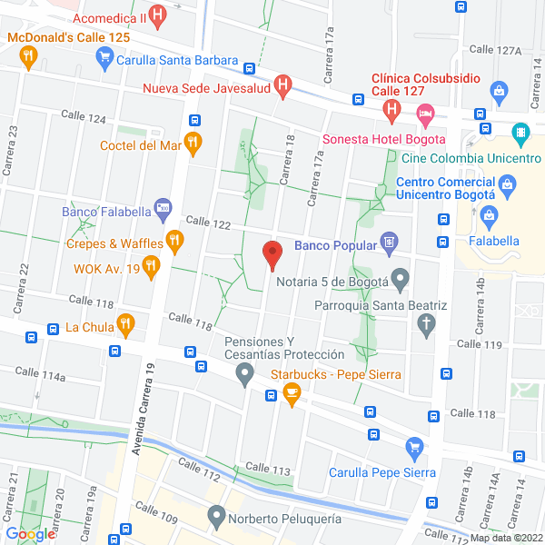 Mapa de Alvira Reyes Y Cía. S. En C.