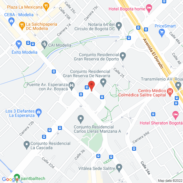 Mapa de Grupo Optico Digital S.A.S.