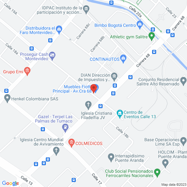 Mapa de Reserco International Services IT S.A.S