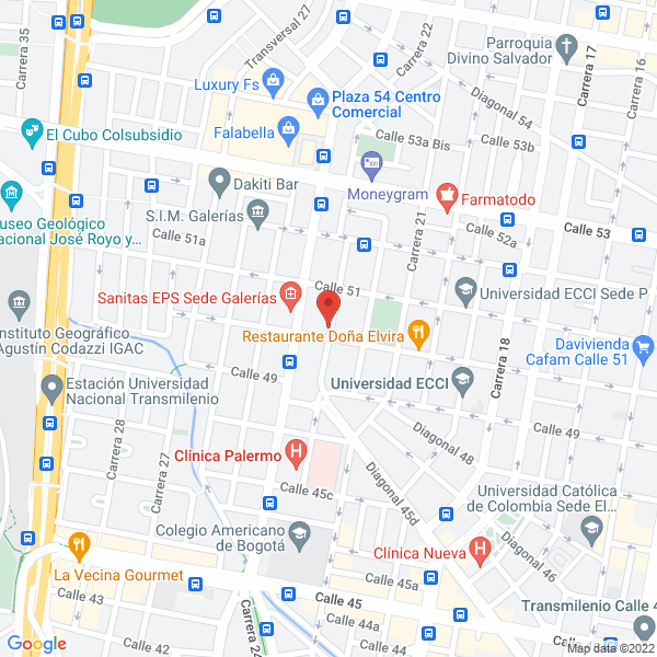 Mapa de G H Ingeniería Automotriz Ltda.