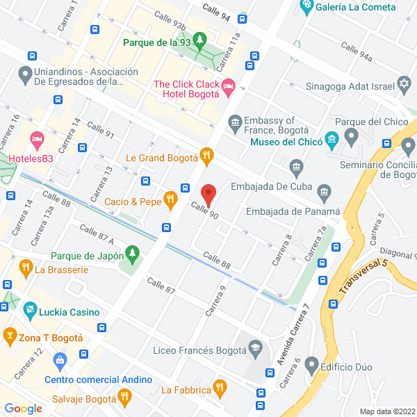 Mapa de Tessence S.A.S.