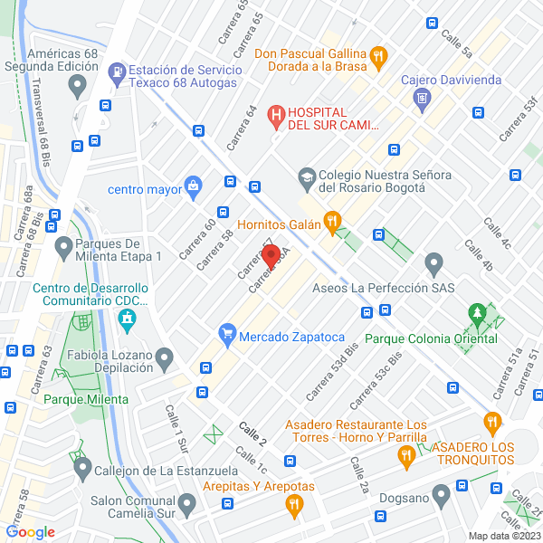 Mapa de La Botica Del Restaurador De La Salud Salud Naturaleza Y Vigor Ltda.