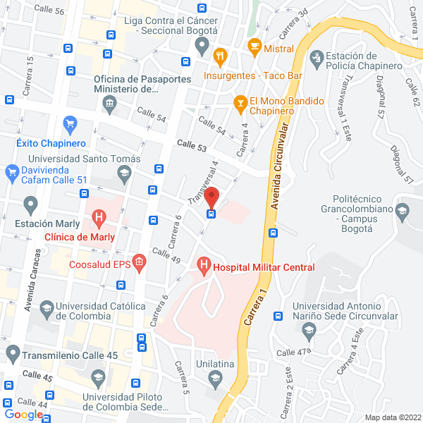 Mapa de Marioskateshop S.A.S.