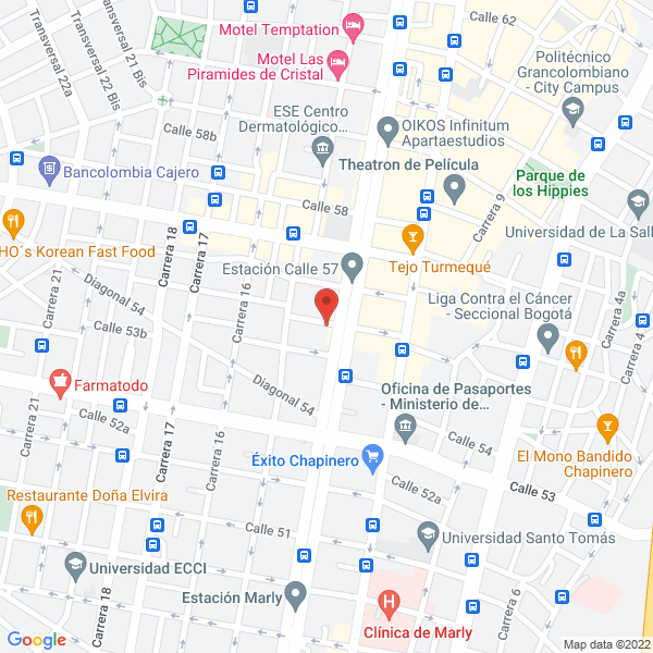Mapa de Sharing Colombia S.A.S