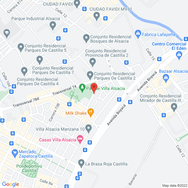 Mapa de Tamahiti Adt S.A.S.