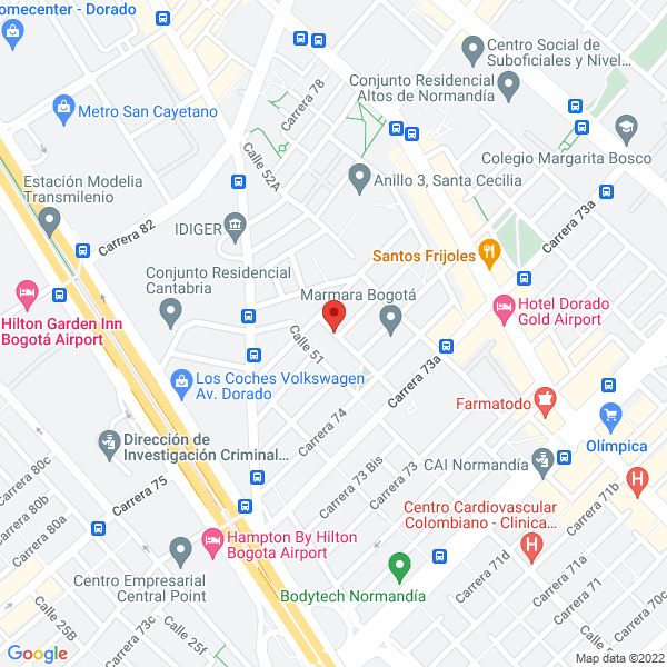 Mapa de Grupo Recreactivos S.A.S.