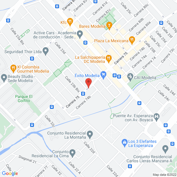 Mapa de Uníversal De Filtros Y Partes S.A.S.