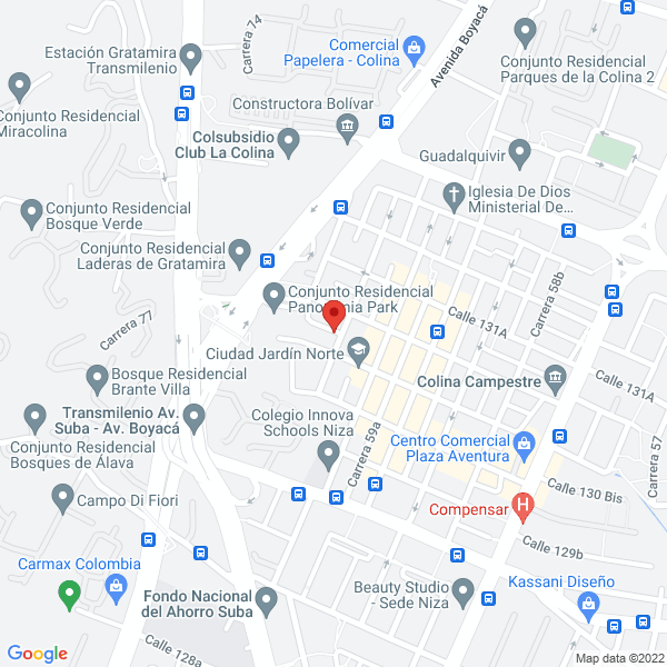 Mapa de Vertice Empresarial Inversiones S.A.S.