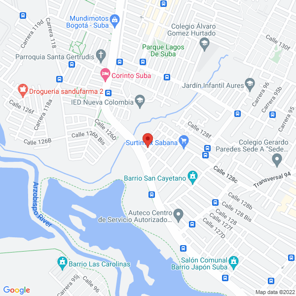 Mapa de Eléctricos Q.S. S.A.S