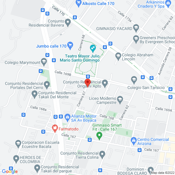 Mapa de La Nonna Gourmet S.A.S.